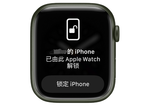 南岔苹果手机维修分享用 AppleWatch 解锁配备面容 ID 的 iPhone方法 