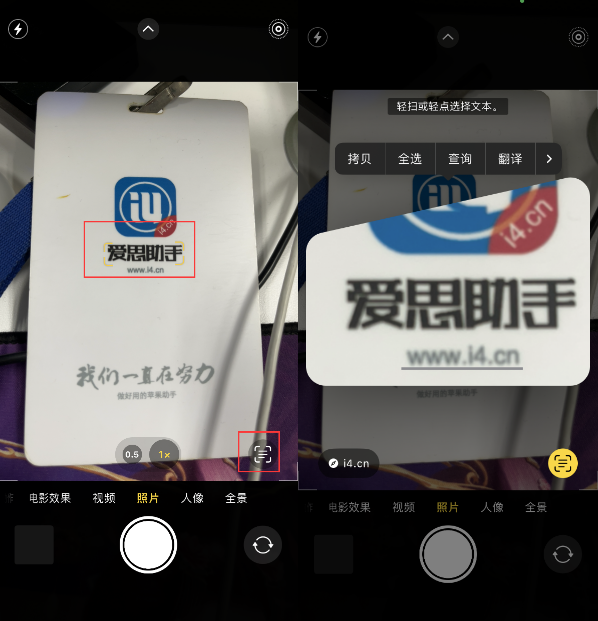 南岔苹果手机维修分享升级iOS 16后如何通过相机翻译文本 
