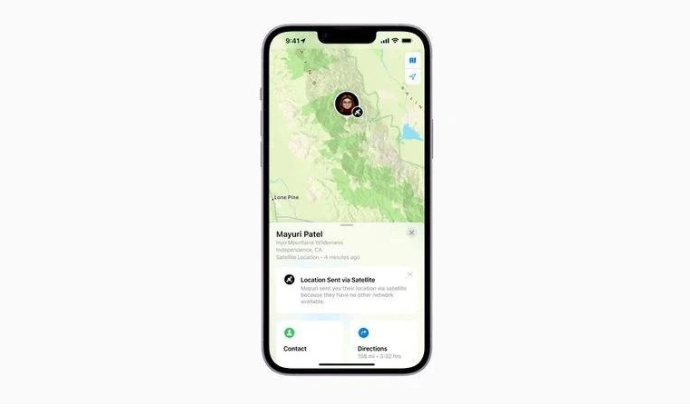 南岔苹果14维修分享iPhone14系列中 FindMy功能通过卫星分享位置方法教程 