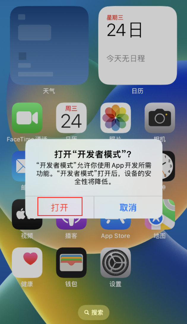 南岔苹果手机维修分享如何打开开发者模式 