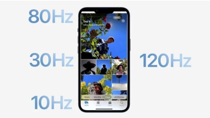 南岔苹果14维修分享iPhone 14有高刷吗 